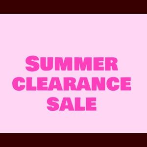 Summer clearance sale! Sizes small & medium / 4&6